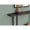 Monarch Specialties Accent Table, 47.25 W, 32 H, Mdf, Hollow-Core, Laminate, Metal, Particle Board, Black I 2861 - alternate 3
